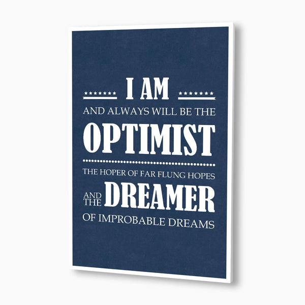 Doctor Who - I Am The Optimist Poster