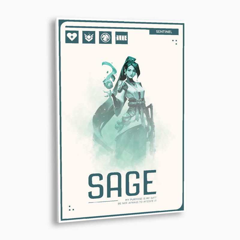 Valorant Agents - Sage Poster