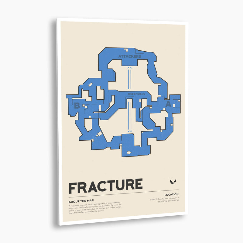Valorant - Fracture Map Poster; Gaming Poster