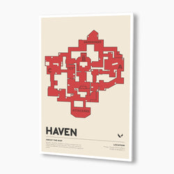 Valorant - Haven Map Poster; Gaming Poster