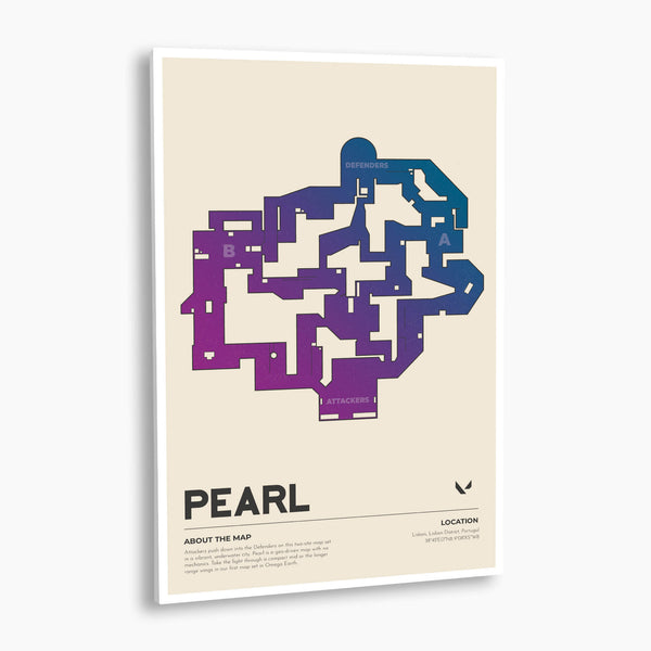 Valorant - Pearl Map Poster; Gaming Poster