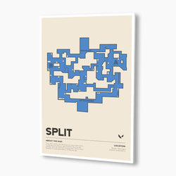 Valorant - Split Map Poster; Gaming Poster