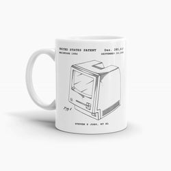 Apple II Computer Patent Coffee Mug; Technology Drinkware