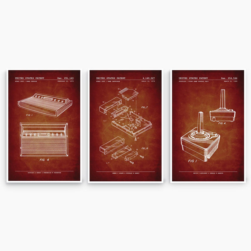 Atari Patent Poster Collection