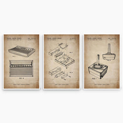 Atari Patent Poster Collection; Patent Artwork