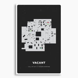 Call of Duty - Vacant Map Poster; Gaming Artwork