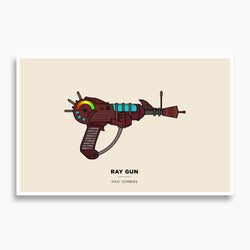 Call of Duty - Ray Gun Illustration Poster