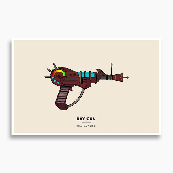 Call of Duty - Ray Gun Illustration Poster
