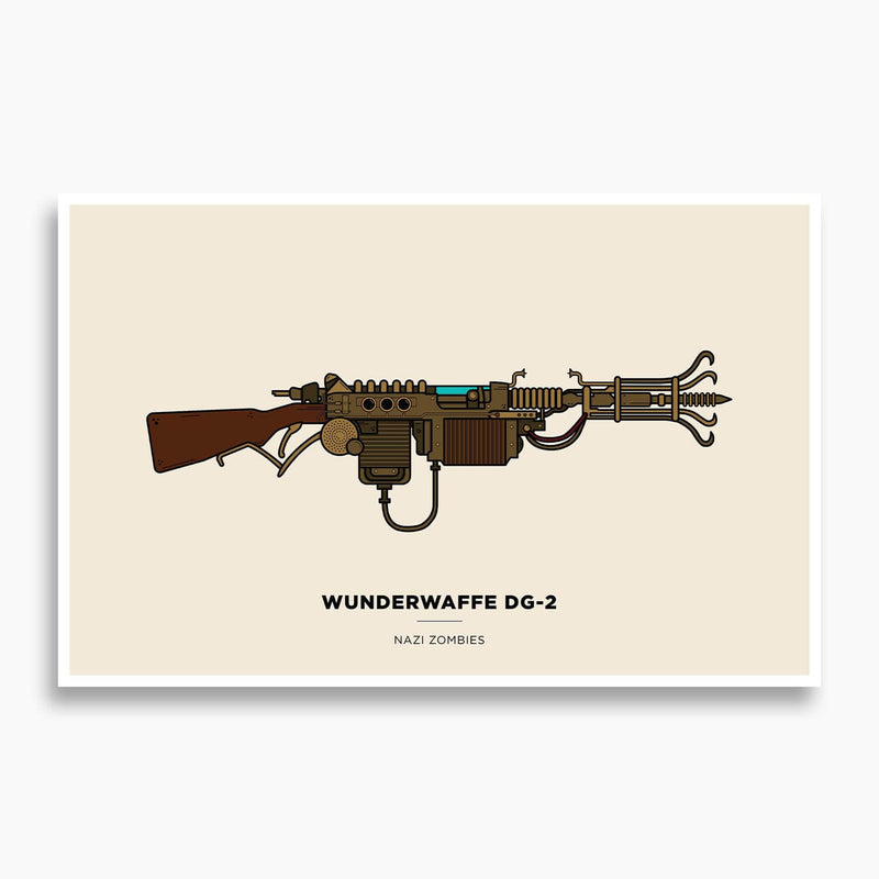 Call of Duty - Wunderwaffe DG-2 Illustration Poster
