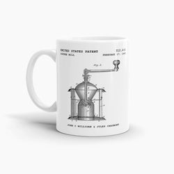 Coffee Mill Patent Coffee Mug