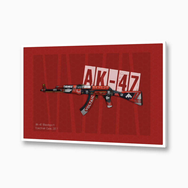 Counter-Strike: Global Offensive - AK-47 Bloodsport Poster