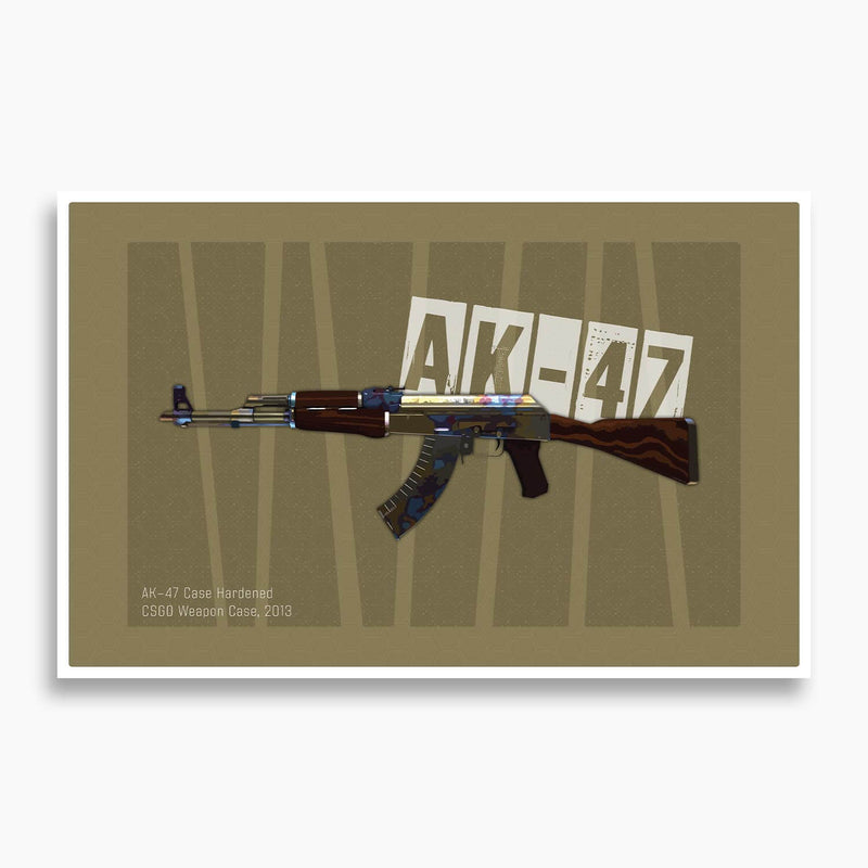Counter-Strike: Global Offensive - AK-47 Case Hardened Poster