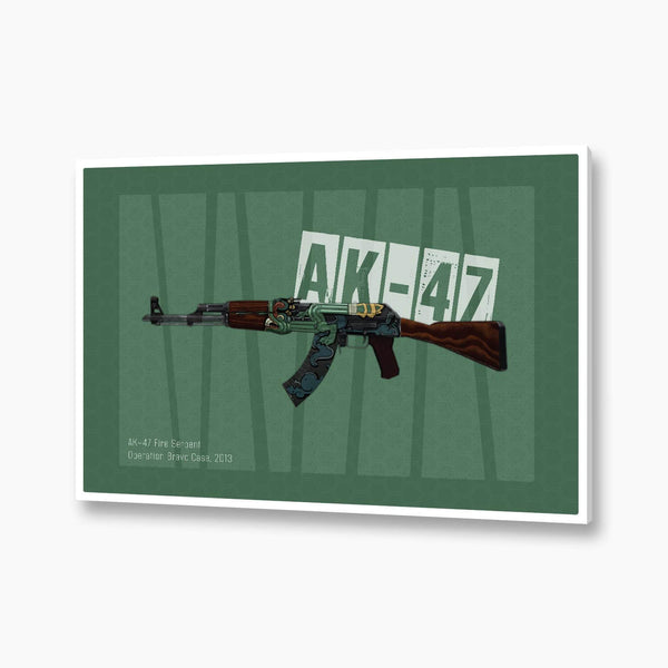 Counter-Strike: Global Offensive - AK-47 Fire Serpent Poster