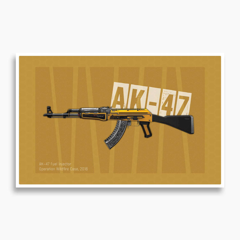Counter-Strike: Global Offensive - AK-47 Fuel Injector Poster