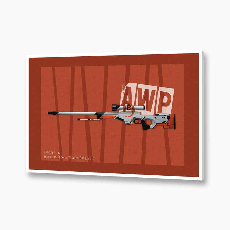 Counter-Strike: Global Offensive - AWP Asiimov Poster