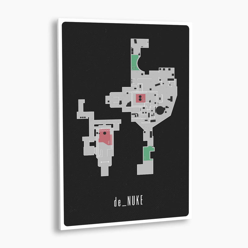 Counter-Strike: Global Offensive - de_Nuke Map Poster