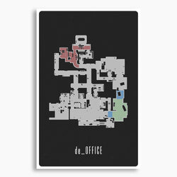 Counter-Strike: Global Offensive - de_Office Map Poster