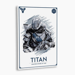 Destiny - Guardian: Titan Poster; Gaming Artwork