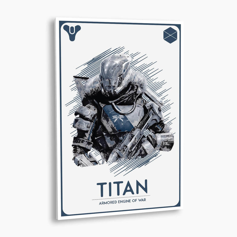 Destiny - Guardian: Titan Poster; Gaming Artwork