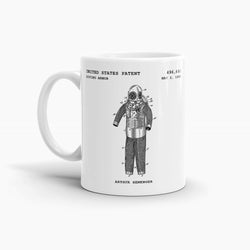 Diving Armor Patent Coffee Mug; Nautical Mugs