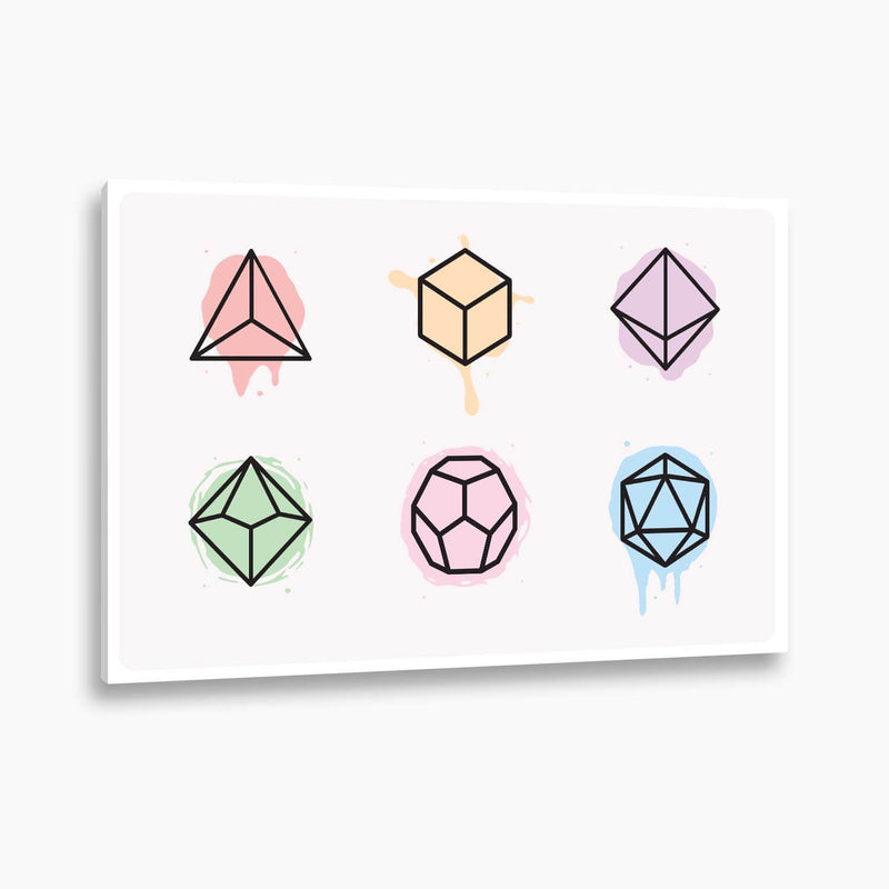 Dungeons and Dragons - Polyhedral Dice Set Poster