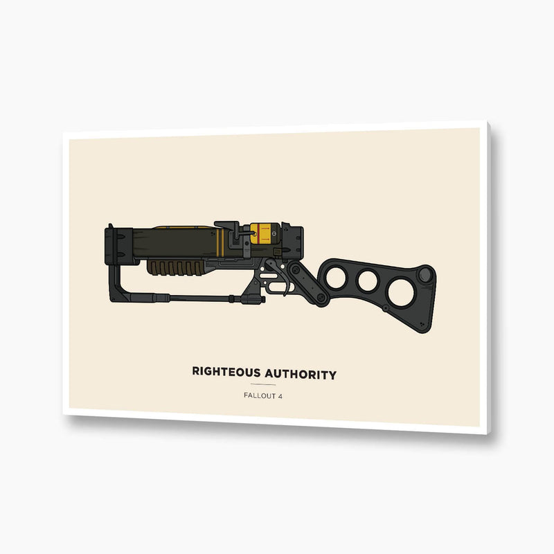 Fallout - Righteous Authority Vector Illustration Poster