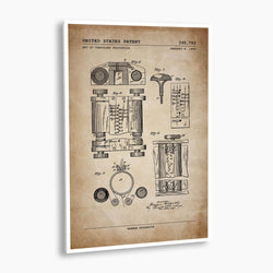 First Computer Patent Poster; Patent Artwork