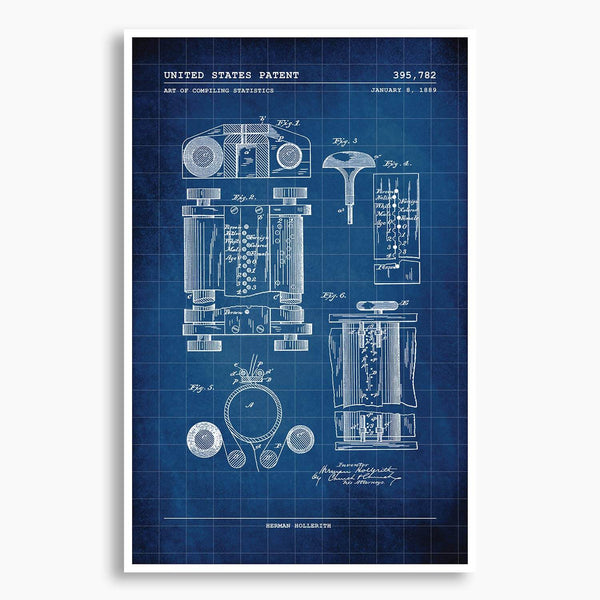 First Computer Patent Poster; Patent Artwork