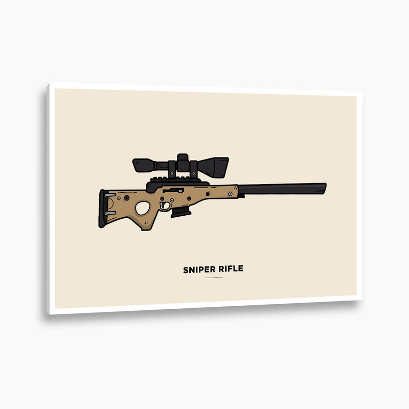 Fortnite - Sniper Rifle Vector Illustration Poster