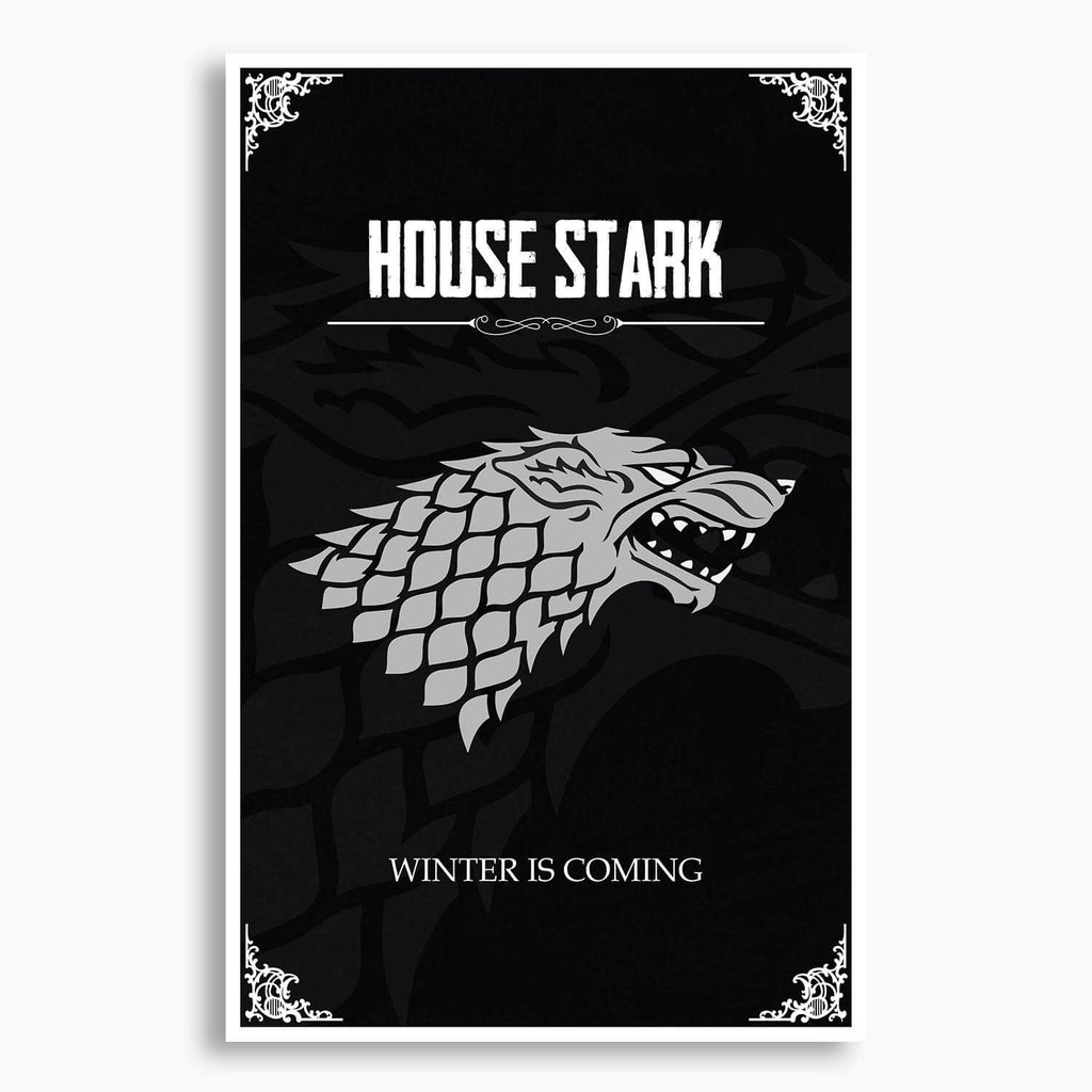 Game of Thrones Stark Logo Poster