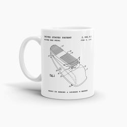 Guitar Wah Pedal Patent Coffee Mug; Patent Drinkware
