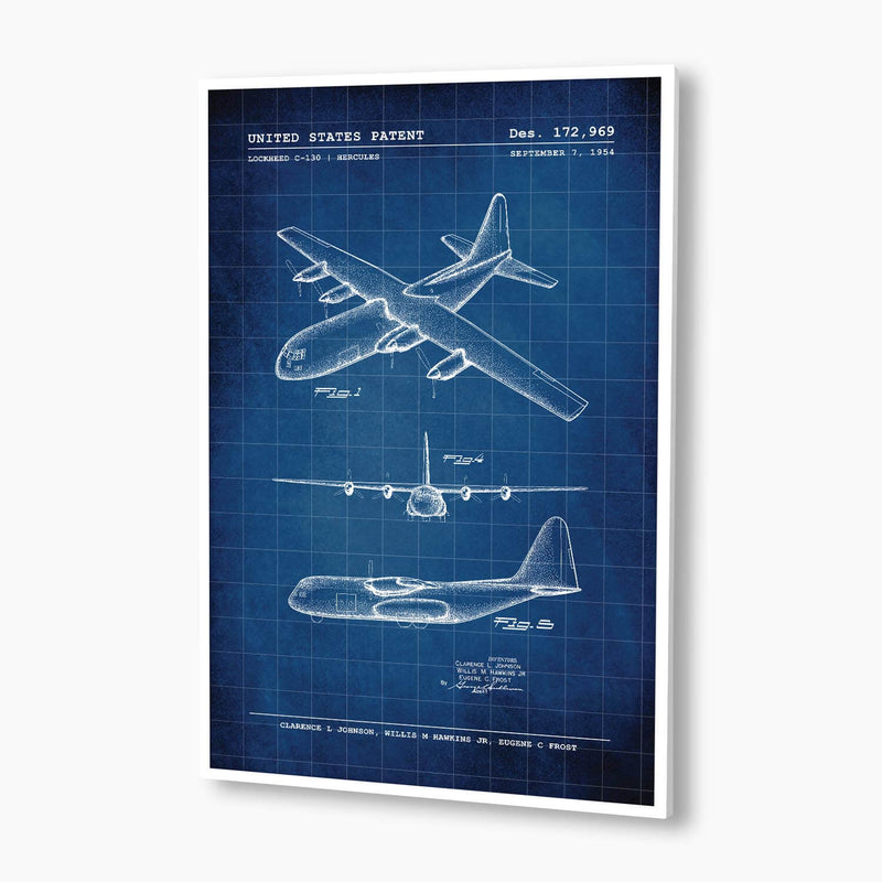 Lockheed C-130 Hercules Patent Poster; Patent Artwork