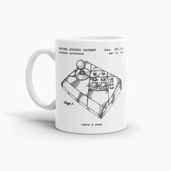 Nintendo NES Advantage Patent Coffee Mug; Gaming Drinkware