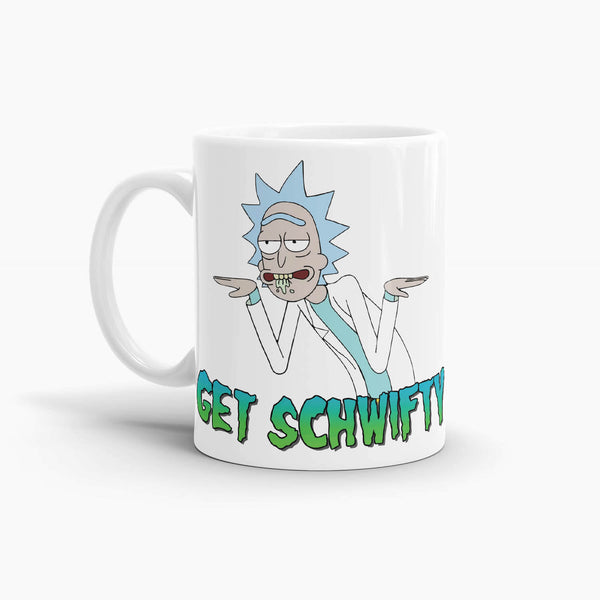 Rick and Morty - Get Schwifty Coffee Mug; Pop Culture Drinkware