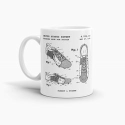 Soccer Cleats Patent Coffee Mug; Sports Drinkware