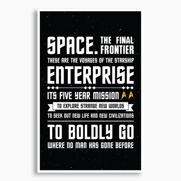 Star Trek - Captain's Oath Poster