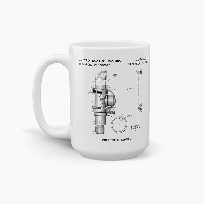 Submarine Periscope Coffee Mug; Nautical Drinkware
